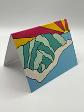 Load image into Gallery viewer, Rise and Shine hand-drawn Hawaii greeting card, photo 2