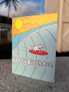 Surfing Dog Birthday