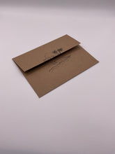 Load image into Gallery viewer, Kraft envelope included with Paradise Visions greeting cards