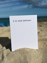 Load image into Gallery viewer, Office Birthday hand-drawn Hawaii greeting card, photo 4