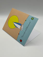 Load image into Gallery viewer, Fair Winds hand-drawn Hawaii greeting card, photo 2