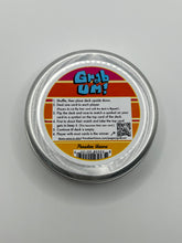 Load image into Gallery viewer, Back of the Grab Um! tin with how-to-play instructions