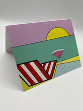 Load image into Gallery viewer, Staycation hand-drawn Hawaii greeting card, photo 2
