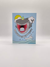 Load image into Gallery viewer, Birthday Shark hand-drawn Hawaii greeting card, photo 5