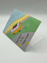 Load image into Gallery viewer, LUV BUS hand-drawn Hawaii greeting card, photo 2