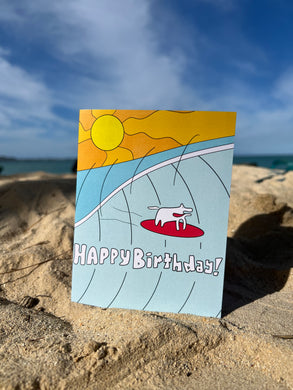 Surfing Dog Birthday