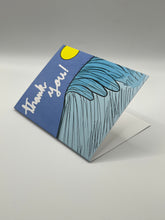 Load image into Gallery viewer, Thank You Wave hand-drawn Hawaii greeting card, photo 2