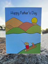Load image into Gallery viewer, Father’s Day Fishing hand-drawn Hawaii greeting card, photo 5